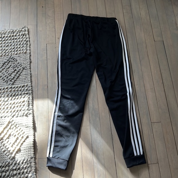 adidas sweatpants black and white straights size xs - Picture 2 of 5